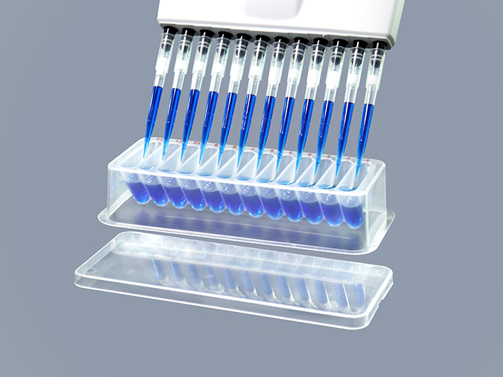12通道設(shè)計(jì)，每通道容積3mL，便于連續(xù)稀釋或不同液體的同時(shí)移取操作