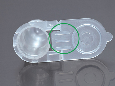 獨(dú)特管蓋設(shè)計(jì)，易于翻蓋，降低污染風(fēng)險(xiǎn)