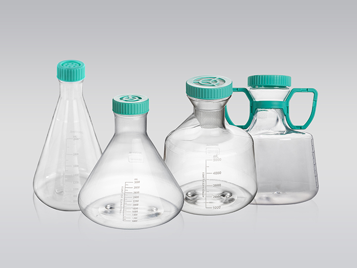 大容量三角培養搖瓶,三角瓶,三角搖瓶,錐形瓶,OptiFlask 高效搖瓶