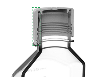 瓶蓋雙層防漏設計，密封性好