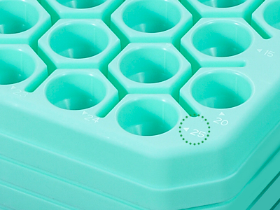 表面帶數字標記，易于辨認及方便實驗記錄